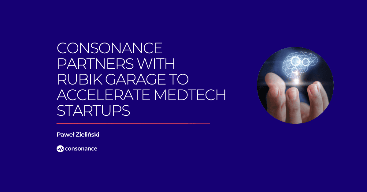 Consonance boosts MedTech startup acceleration at Rubik Garage accelerator 